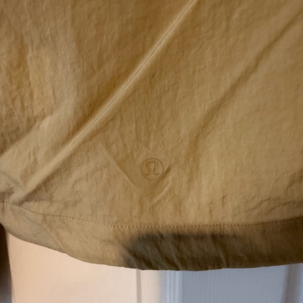 lululemon athletica Cropped Hooded Utility Jacket - Tan - Picture 3 of 3